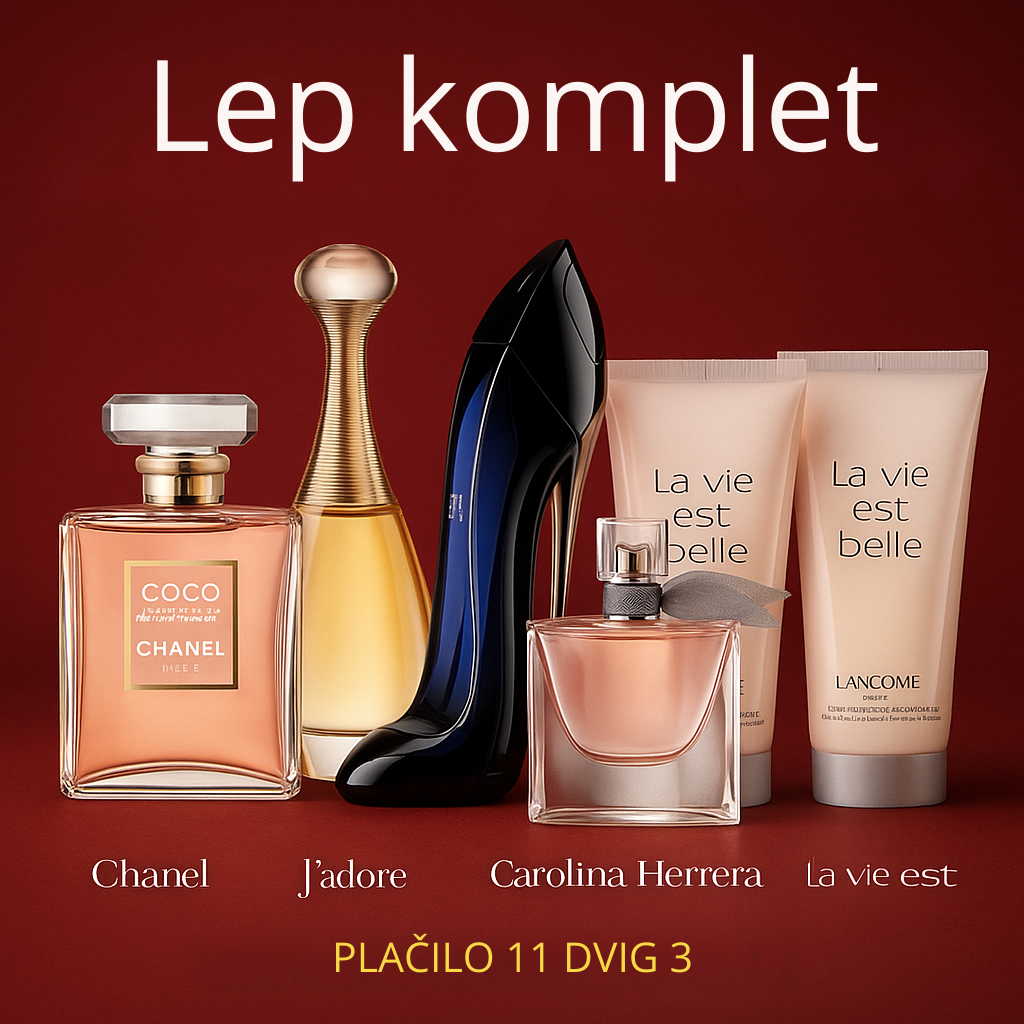 Kupite 1, dobite 6 – komplet luksuznih uvoženih parfumov + ekskluzivno darilo